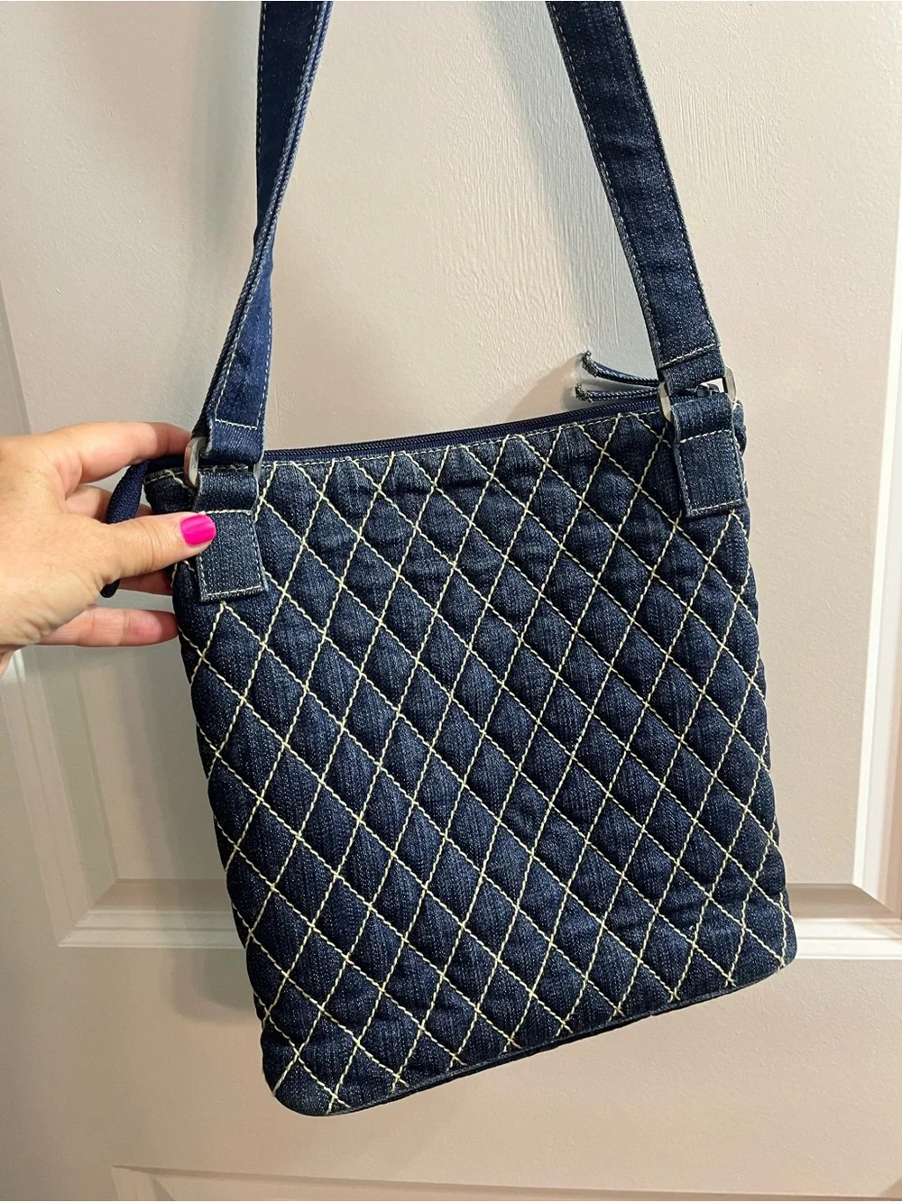 Vera Bradley Quilted Denim Crossbody